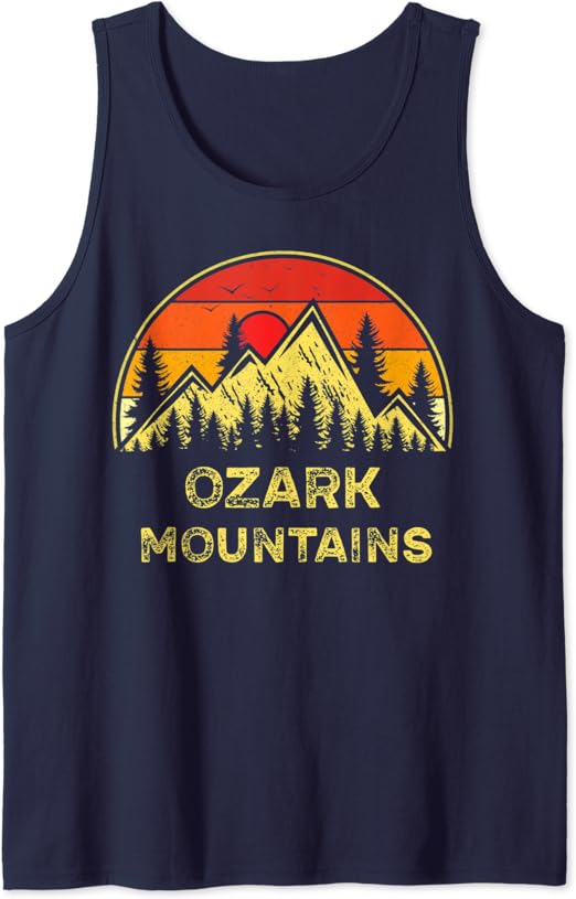 Vintage Ozark Mountains Arkansas AR Hiking Mountains Nature